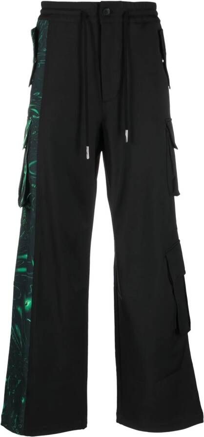Feng Chen Wang Trainingsbroek met logo Zwart