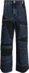 Feng Chen Wang Jeans met vlakken Blauw