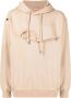 Feng Chen Wang Hoodie met trekkoord en vlakken Bruin - Thumbnail 1