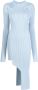 Feng Chen Wang Ribgebreide jurk Blauw - Thumbnail 1