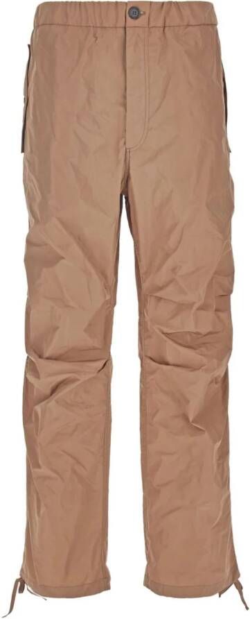 Ferragamo Broek met wijde pijpen Beige