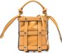 Ferragamo Cage leren bucket-tas Beige - Thumbnail 1