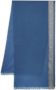 Ferragamo Sjaal met colourblocking Blauw - Thumbnail 1