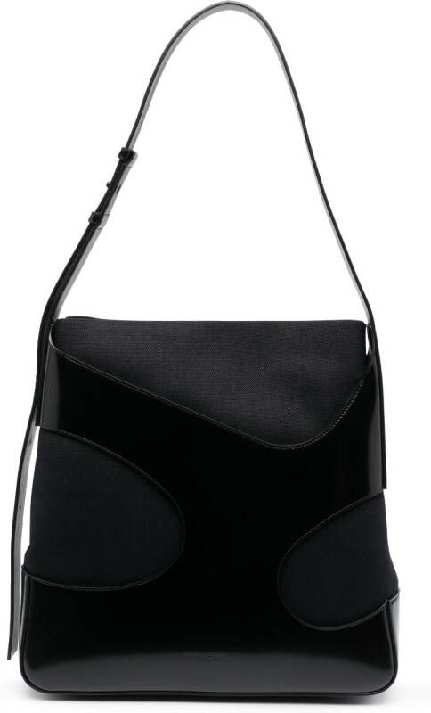 Ferragamo Leren shopper Zwart