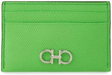 Ferragamo Leren pasjeshouder Groen