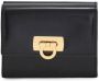 Ferragamo Gancini portemonnee met gesp Zwart - Thumbnail 1