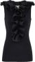 Ferragamo Gilet met ruche afwerking Zwart - Thumbnail 1