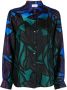 Ferragamo Blouse met grafische print Zwart - Thumbnail 1