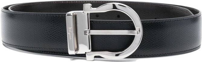 Ferragamo Leren gespriem Zwart