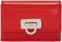 Ferragamo Leren pasjeshouder Rood - Thumbnail 1