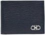 Ferragamo Leren portemonnee Blauw - Thumbnail 1