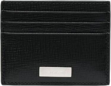 Ferragamo Portemonnee met logoplakkaat Zwart