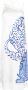 Ferragamo Midi-jurk met bloemenprint Wit - Thumbnail 1