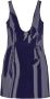Ferragamo Mouwloze mini-jurk Blauw - Thumbnail 1