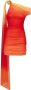 Ferragamo Asymmetrische mini-jurk Oranje - Thumbnail 1