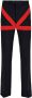 Ferragamo Pantalon met print Zwart - Thumbnail 1