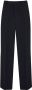 Ferragamo Pantalon met satijnen vlak Zwart - Thumbnail 1