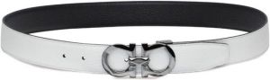 Ferragamo Reversible and adjustable Gancini belt Wit