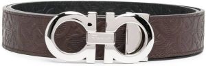Ferragamo Riem met logoplakkaat Bruin