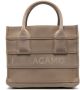 Ferragamo Signature (S) shopper van katoenmix Beige - Thumbnail 1