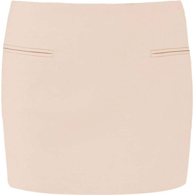 Ferragamo Straight mini-rok Beige