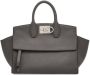 Ferragamo Studio bucket-tas met logo Grijs - Thumbnail 1