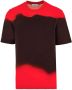 Ferragamo T-shirt met colourblocking Rood - Thumbnail 1