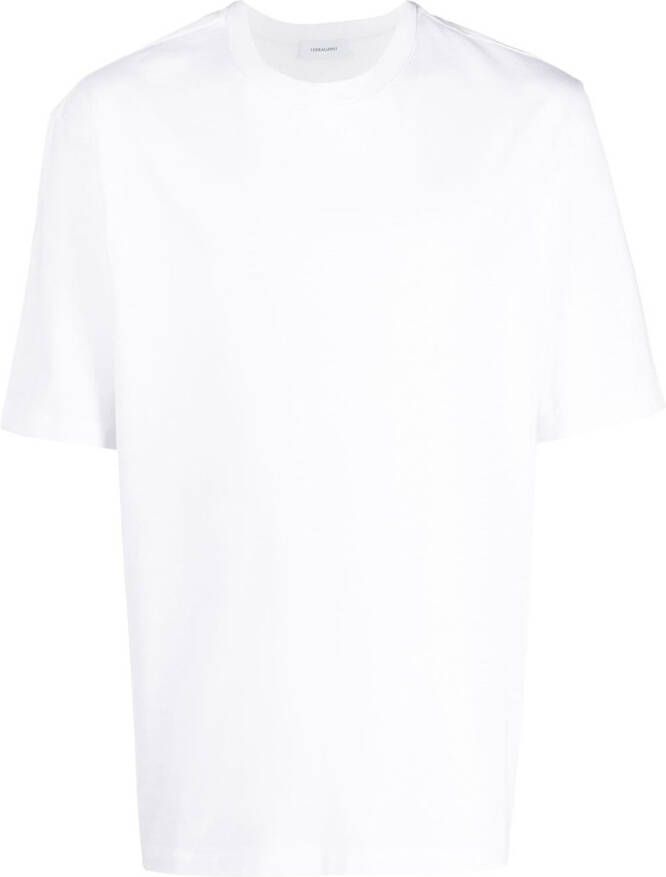 Ferragamo T-shirt met ronde hals Wit