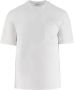 Ferragamo T-shirt met streepdetail Wit - Thumbnail 1