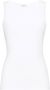 Ferragamo Tanktop met diepe ronde hals Wit - Thumbnail 1