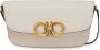 Ferragamo Trapezio leren schoudertas Beige - Thumbnail 1
