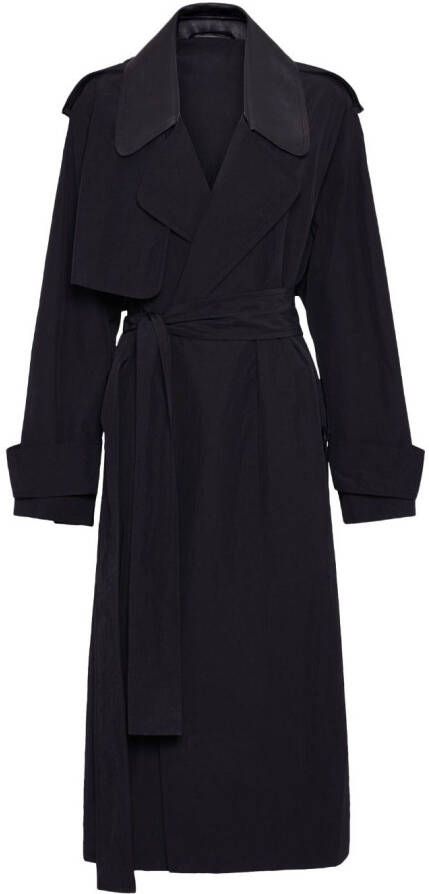 Ferragamo Trenchcoat met lange mouwen Zwart