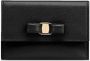 Ferragamo Vara Bow leren portemonnee Zwart - Thumbnail 1