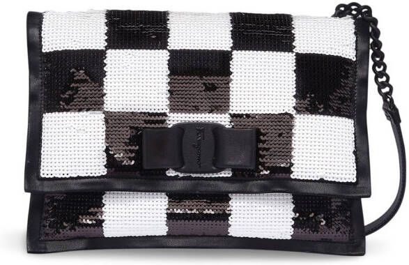 Ferragamo Viva Bow schoudertas Wit