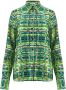 Ferragamo Zijden blouse Groen - Thumbnail 1