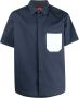Ferrari Overhemd met contrasterende zak Blauw - Thumbnail 1