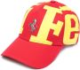 Ferrari Honkbalpet met logoprint Rood - Thumbnail 1