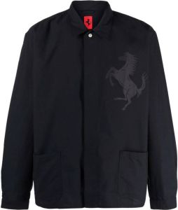 Ferrari Overhemd met print Zwart