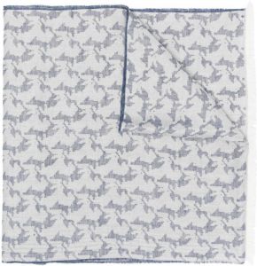Ferrari Sjaal met print Blauw