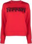 Ferrari Sweater met geborduurd logo Rood - Thumbnail 1