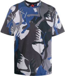 Ferrari T-shirt met camouflageprint Zwart