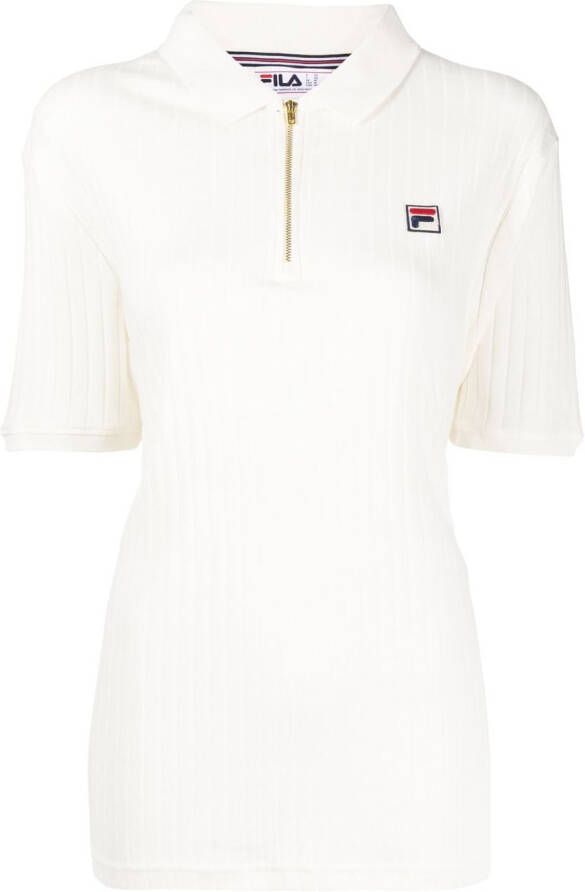 Fila Gestreept poloshirt Wit