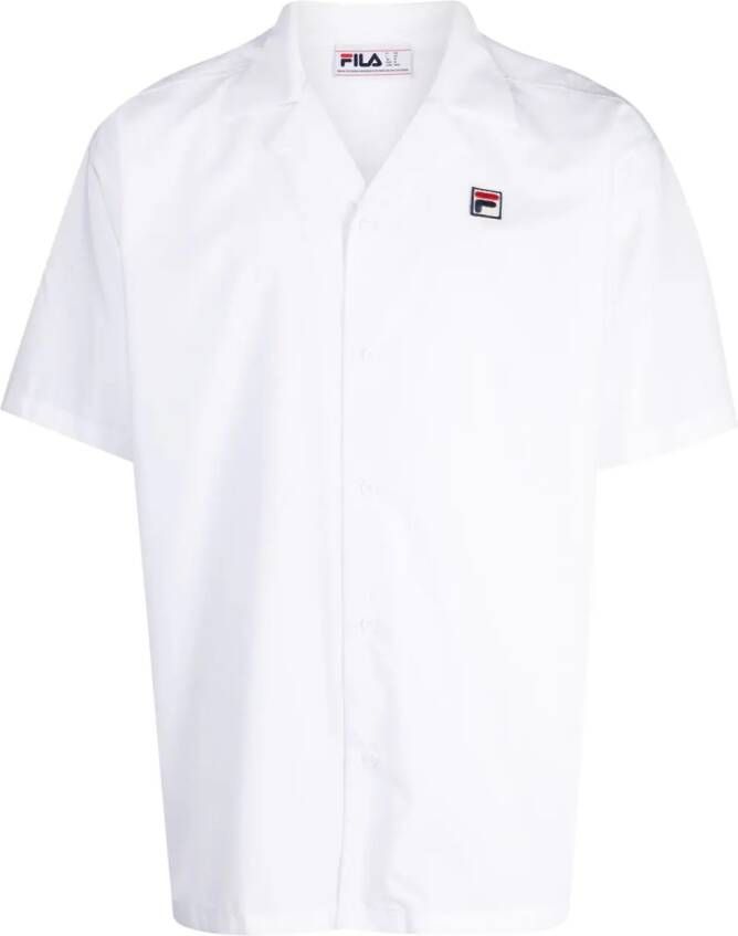 Fila Overhemd met logopatch Wit