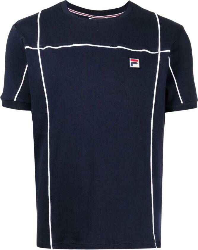 Fila T-shirt met logopatch Blauw