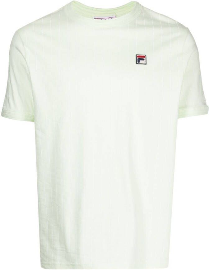 Fila T-shirt met logopatch Groen