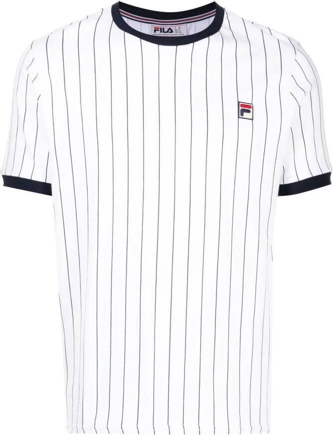 Fila T-shirt met logopatch Wit