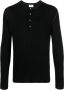 Filippa K Geribbelde sweater Zwart - Thumbnail 1