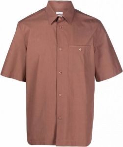 Filippa K Overhemd met korte mouwen Rood