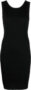 Filippa K Ribgebreide jurk Zwart