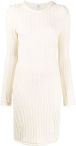 Filippa K Ribgebreide mini-jurk Beige